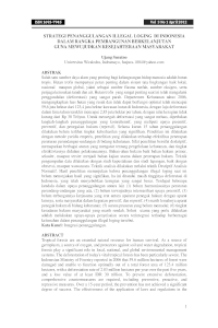 PENANGGULANGAN PERTAMBANGAN BATU BARA GUNA MENDUKUNG KONDUSIVITAS INVESTASI DI INDONESIA DIKAITKAN DENGAN UNDANG-UNDANG NO. 4 TAHUN 2009 (STUDI PENANGGULANGAN PENAMBANGAN BATU BARA ILEGAL DI PROVINSI KALIMANTAN SELATAN)