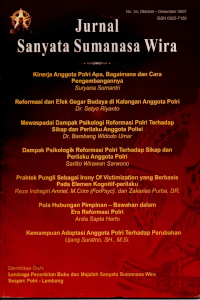 Image of KEMAMPUAN ADAPTASI ANGGOTA POLRI TERHADAP PERUBAHAN