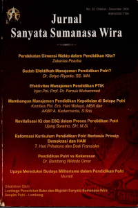 Image of REVITALISASI IQ DAN ESQ DALAM PROSES PENDIDIKAN POLRI